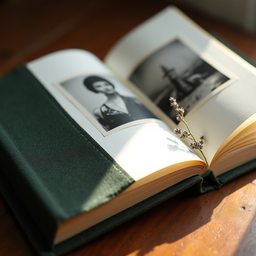 Album fotografico artigianale con pagine in carta acida-free